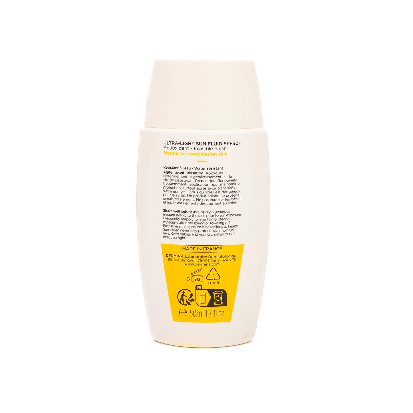 Dermina Sunlina SPF 50+ Ultra Light Sun Fluid 50 Ml
