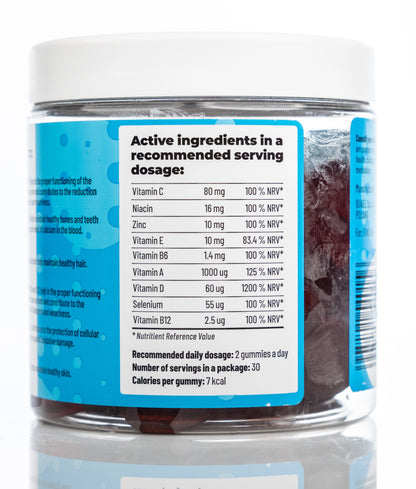 Med+ Gummies multivitamin with Vitamin D 300g 60 Gummmies