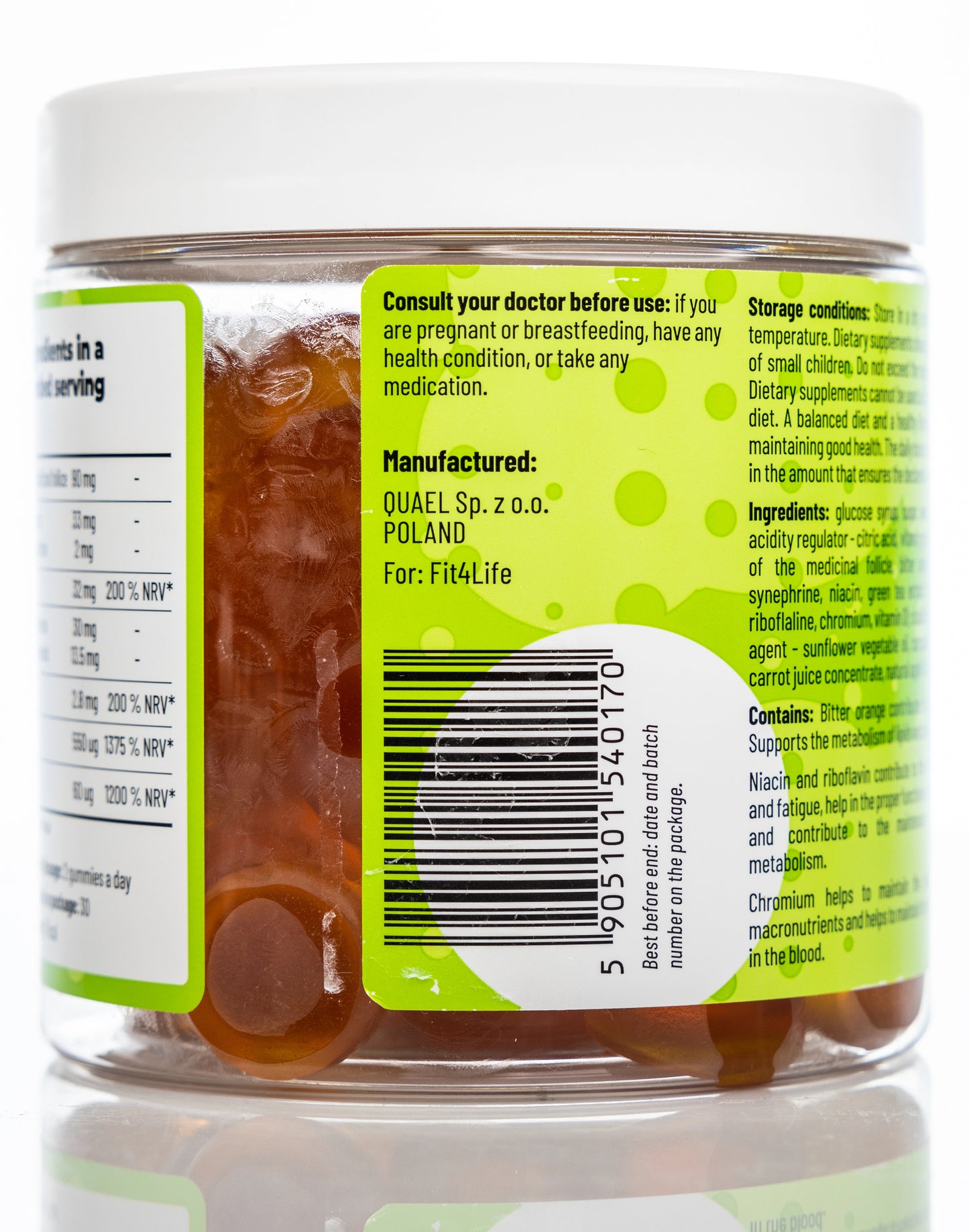 Med+ Gummies B Light 300g 60 Gummmies