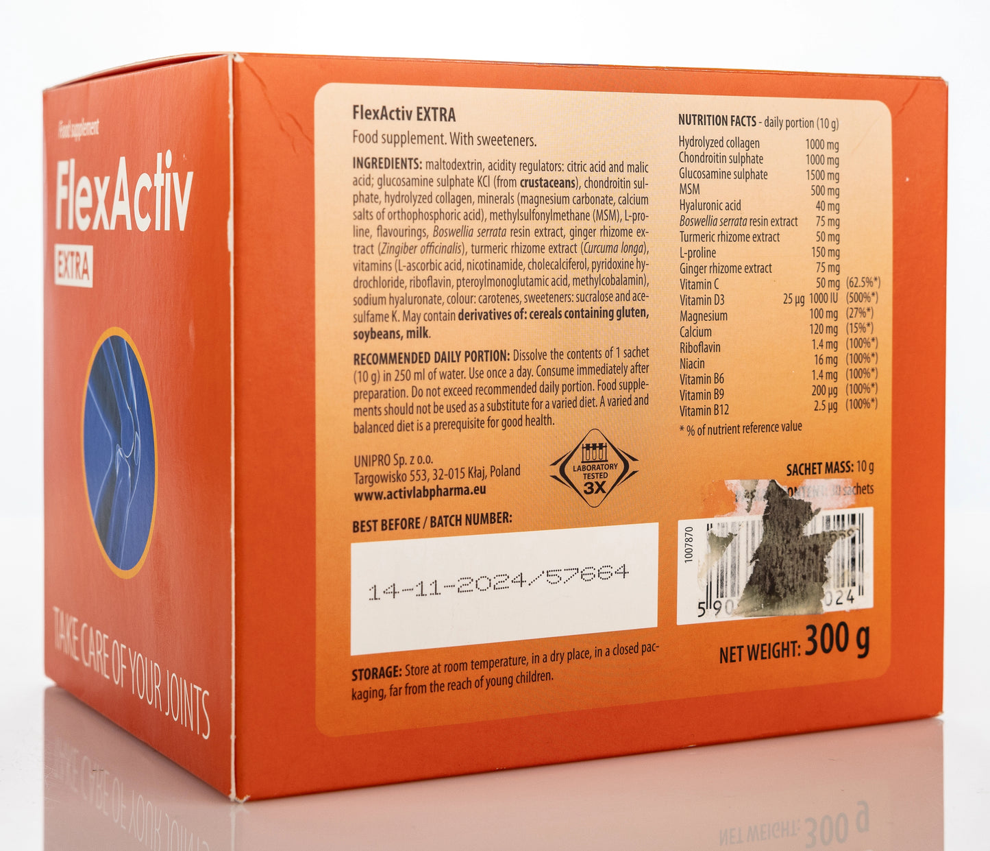 Flexactiv Extra [Collagen&Glucosamine] 30Sachets