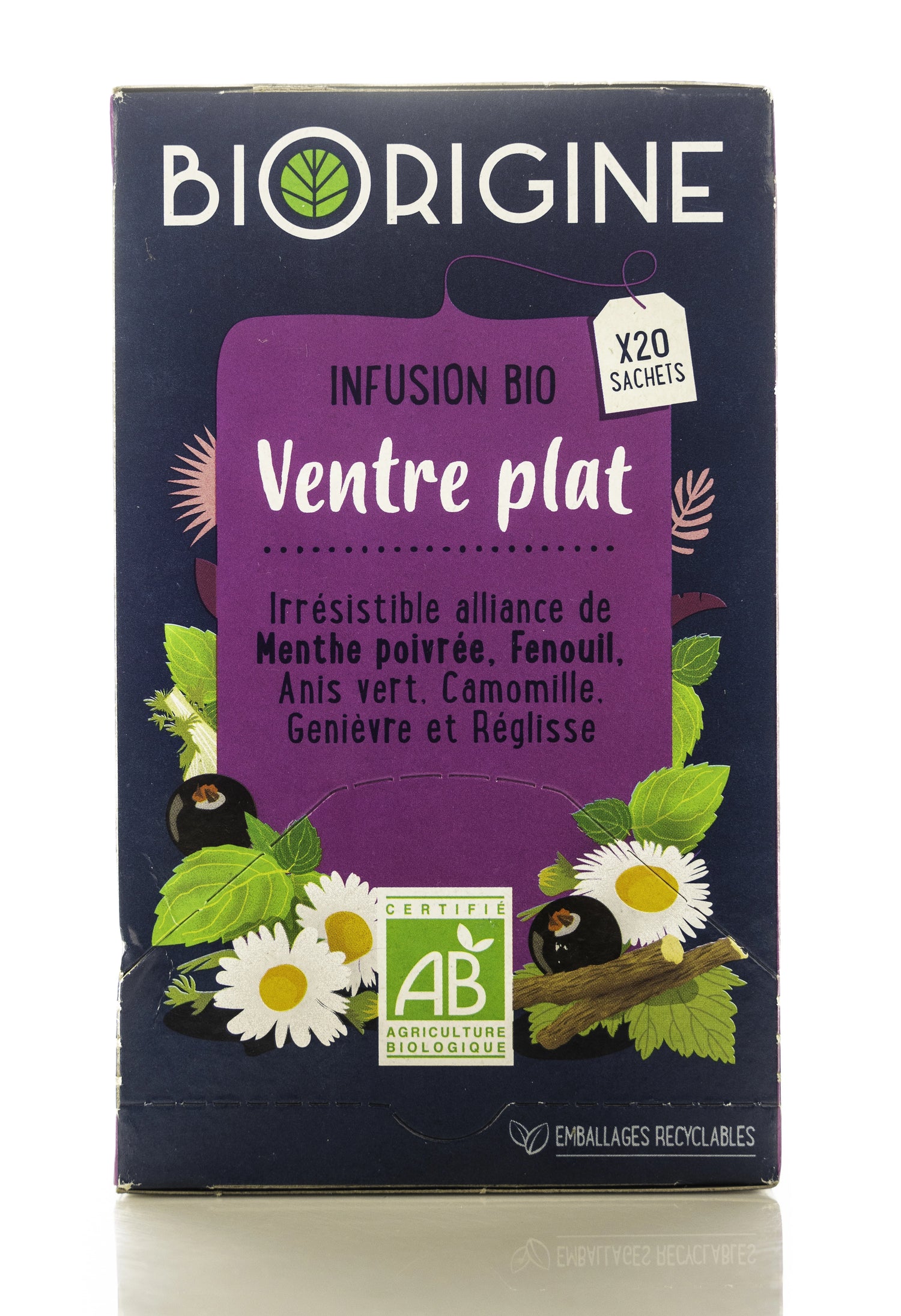 Biorigine Ventre Plat Tea 20 Sachets