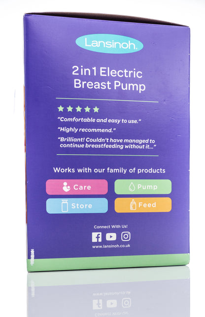 Lansinoh 2-in-1 Double Electric Breast Pump