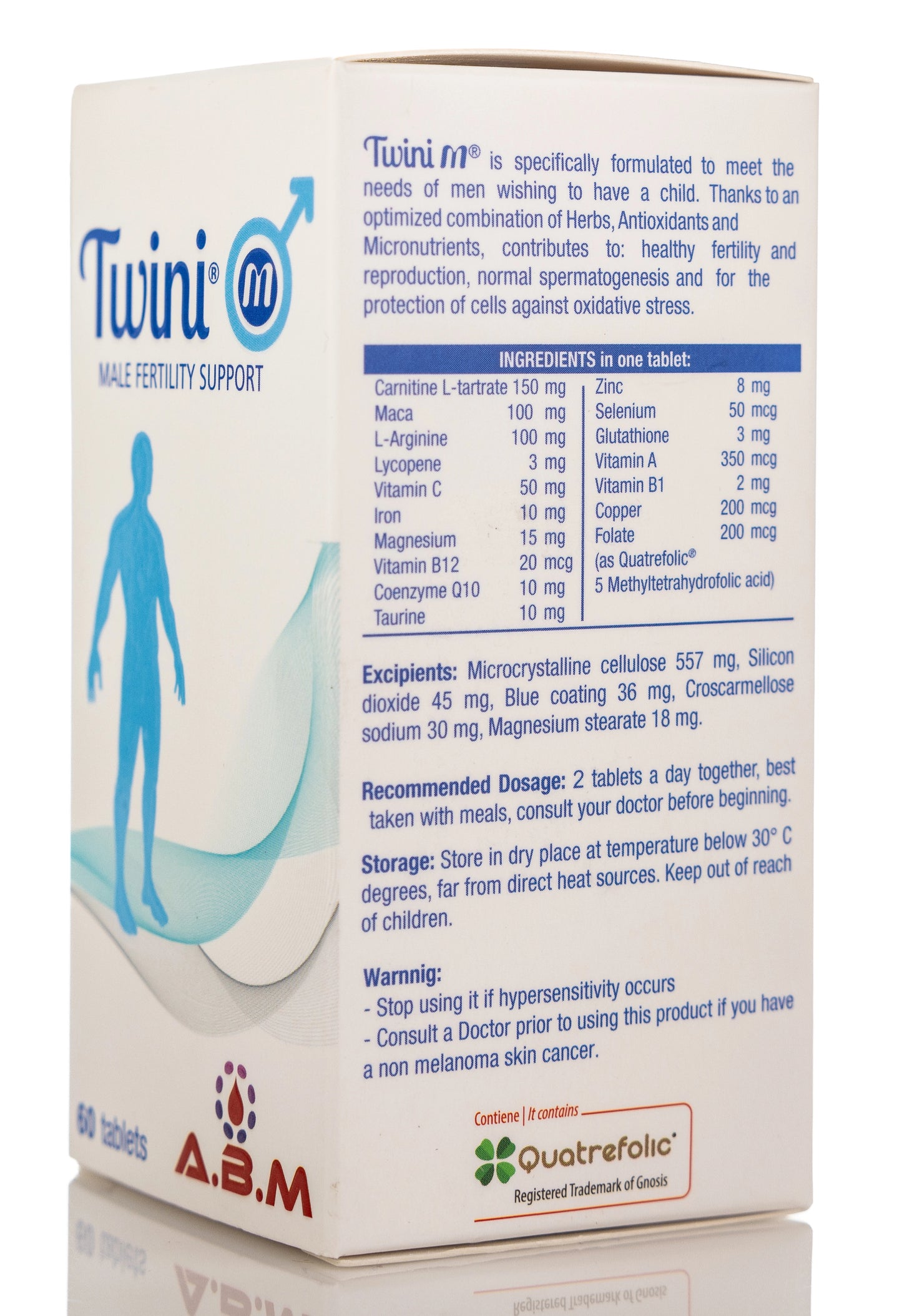 Twini M Male Fertility Support 60 Tablets