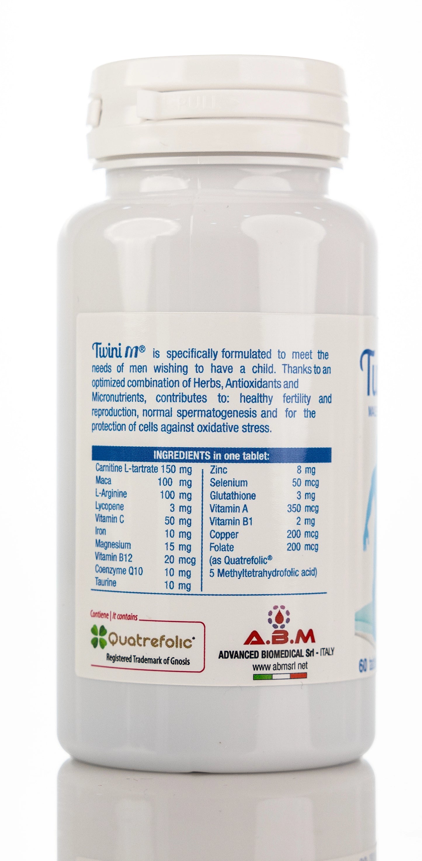 Twini M Male Fertility Support 60 Tablets