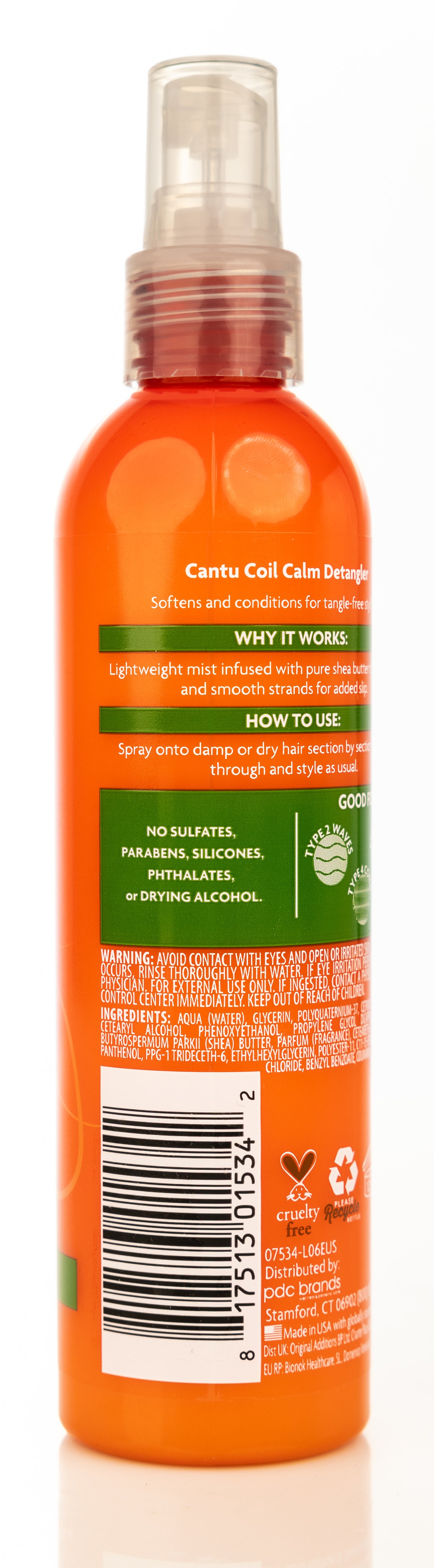 Cantu Shea Butter Coil Calm Detangler 237 Ml