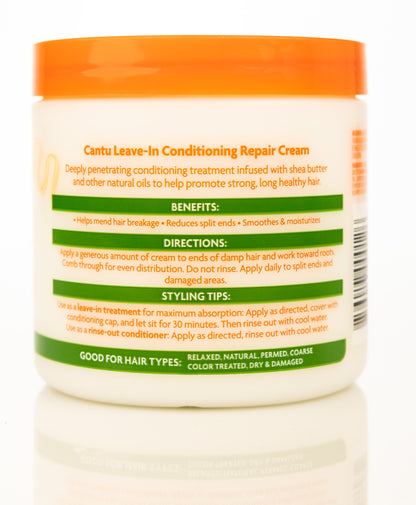Cantu Shea Butter Leave-In Conditioning Repair Cream 453 Gm