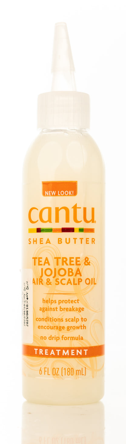 Cantu Shea Butter Tea Tree & Jojoba Hair & Scalp Oil 180 Ml