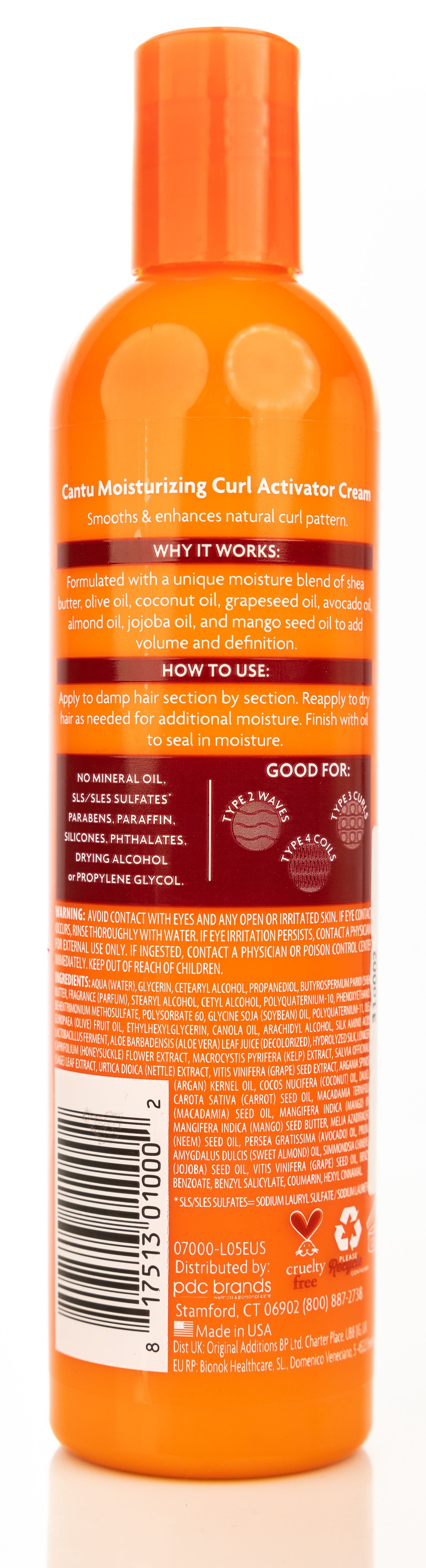 Cantu Shea Butter Moisturizing Curl Activator Cream 355 Ml