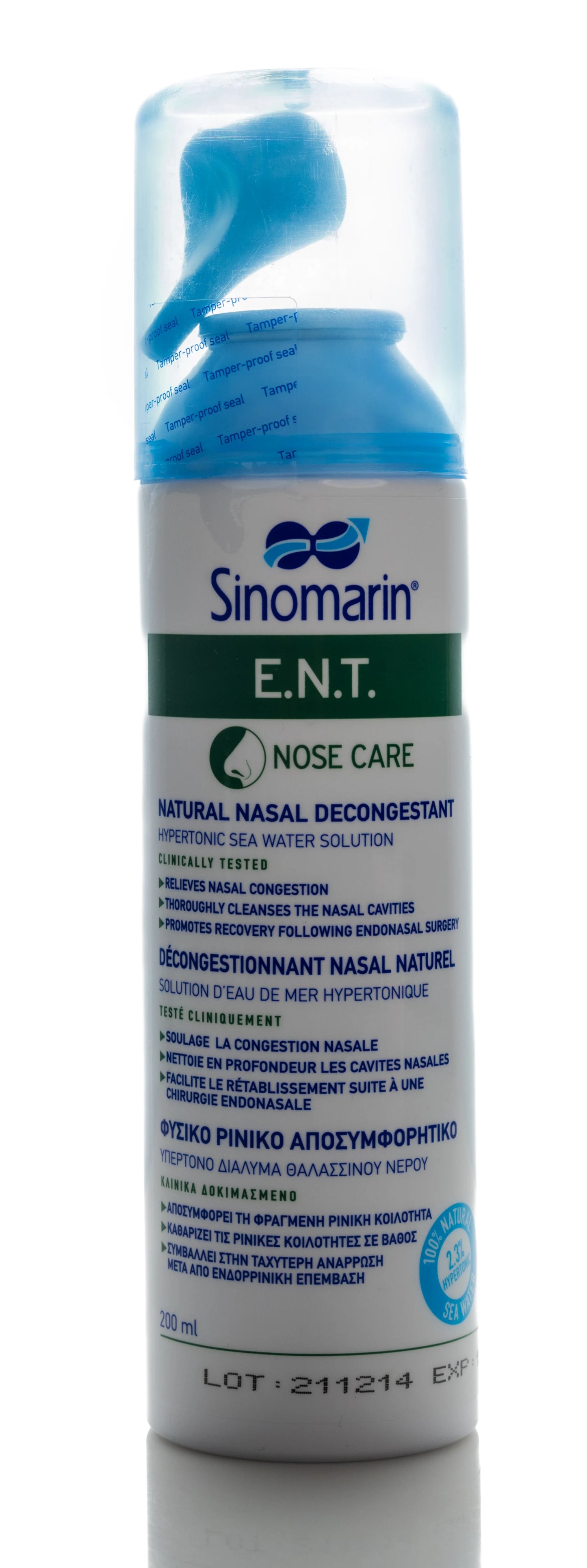 Sinomarin Ent Decongest Spray 200Ml