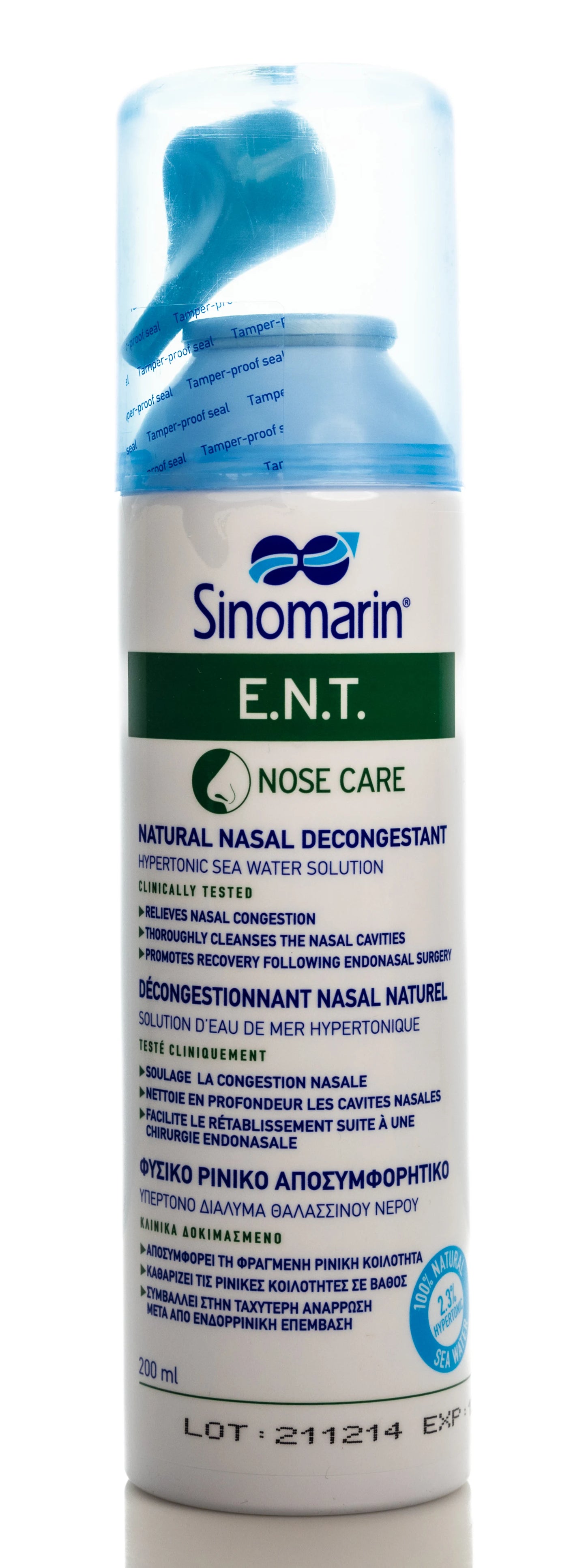 Sinomarin Ent Decongest Spray 200Ml