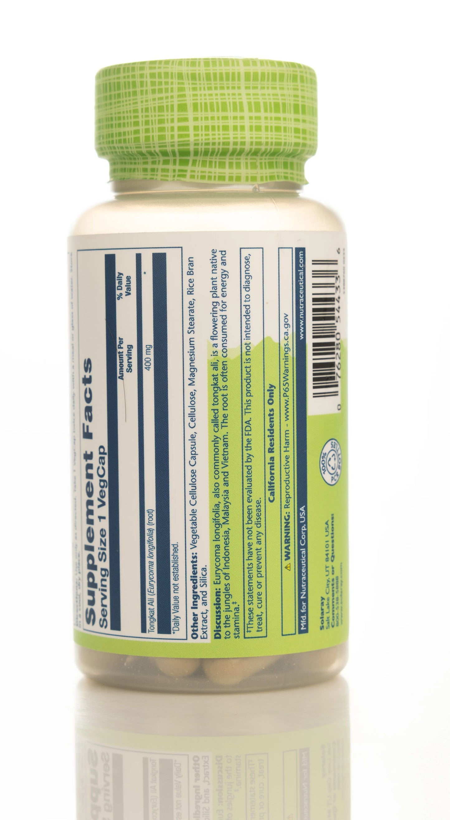 Solaray Tongkat Ali 400mg 60 Capsules