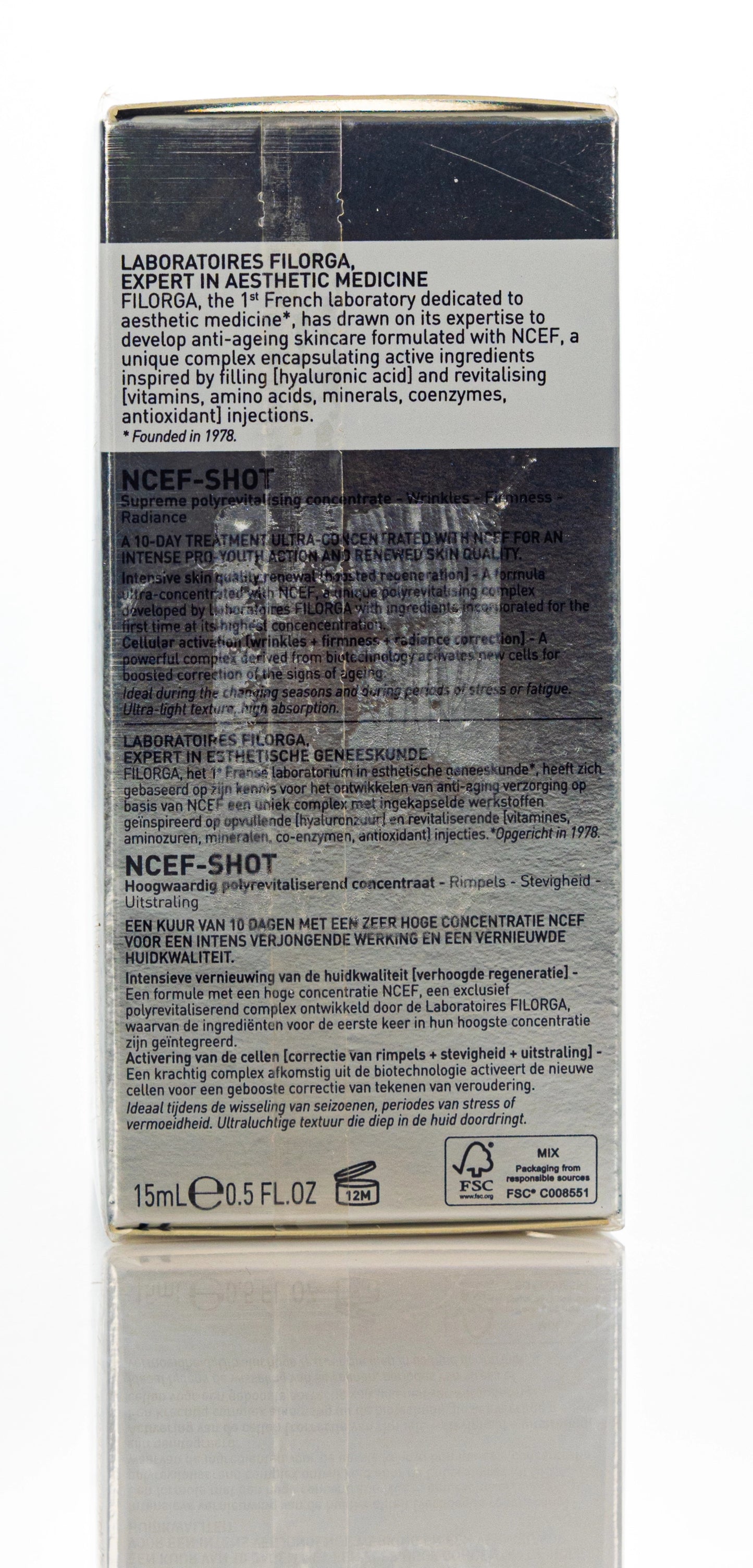 Filorga NCEF-Shot Supreme Polyrevitalising Concentrate Serum 15 Ml
