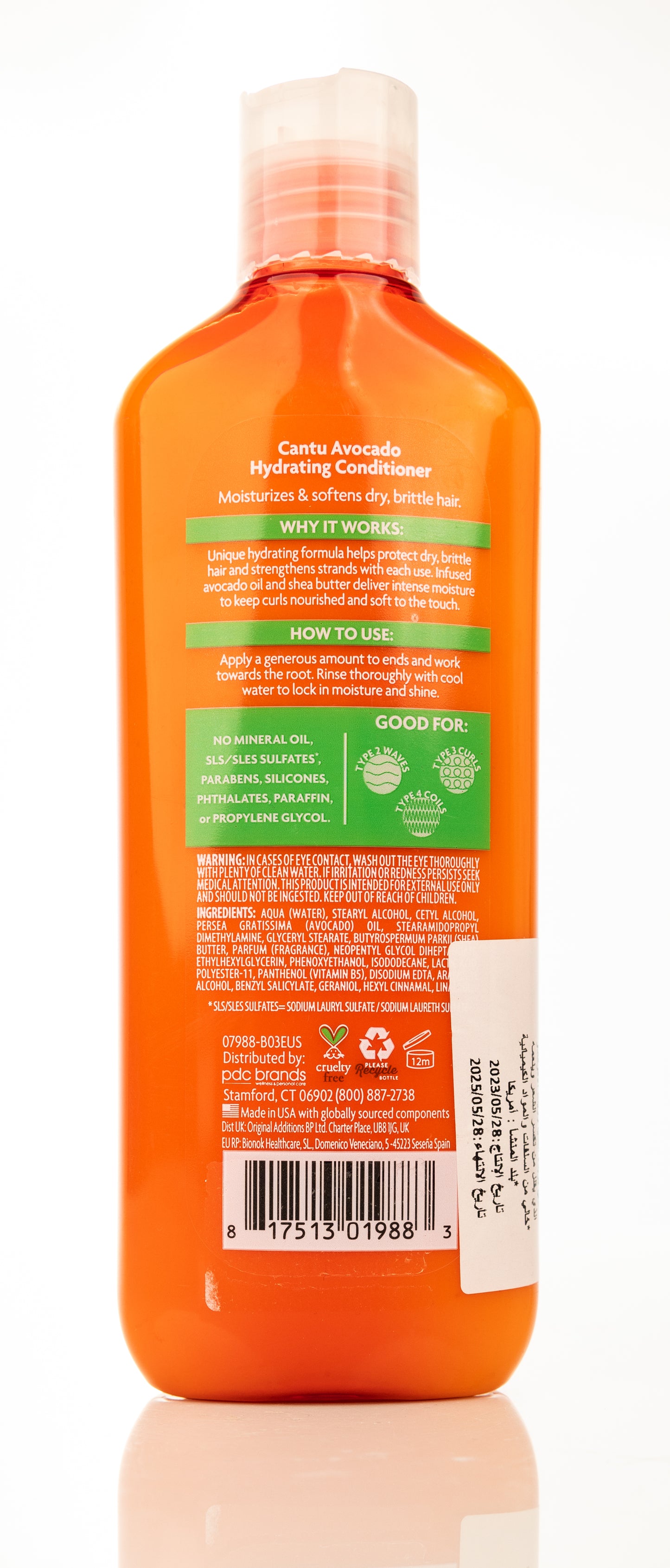 Cantu Avocado Hydrating Conditioner 400 Ml