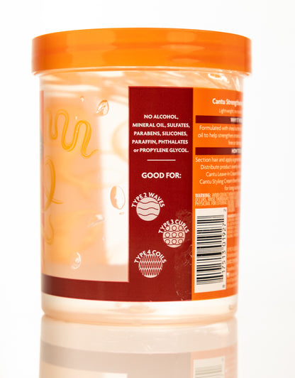 Cantu Shea Butter Flexible Hold Strengthening Styling Gel with Jamaican Black Castor Oil 524 Gm