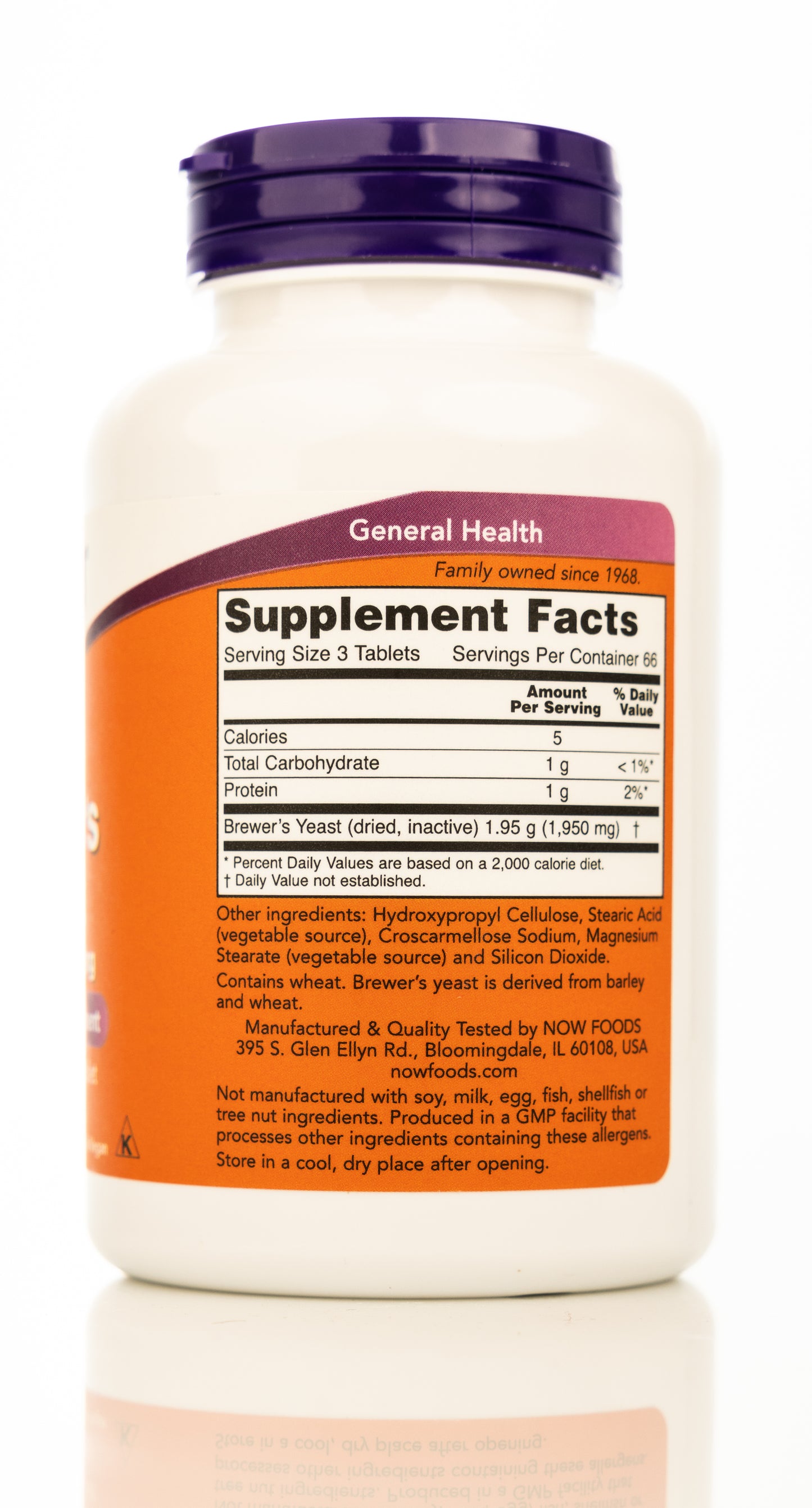 Now Brewers Yeast 650mg 200 Tablets