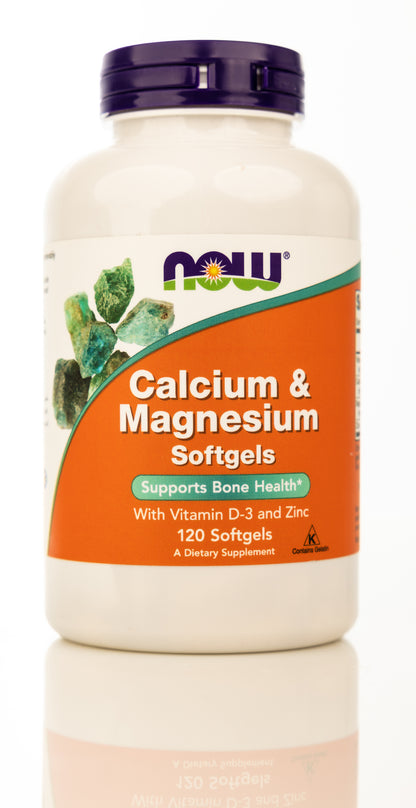 Now Calcium & Magnesium 120 Softgels