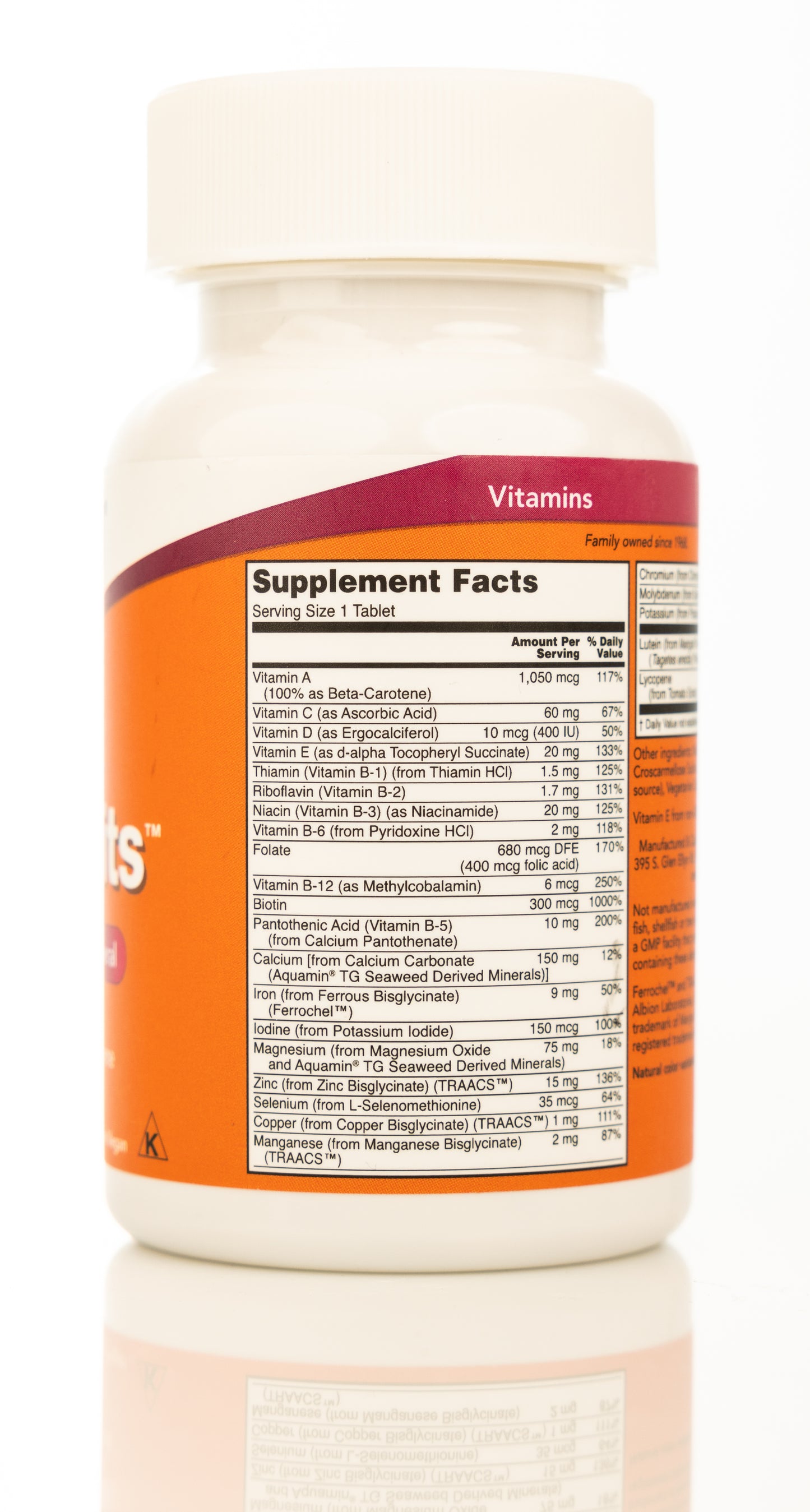 Now Daily Vits 100 Tablets