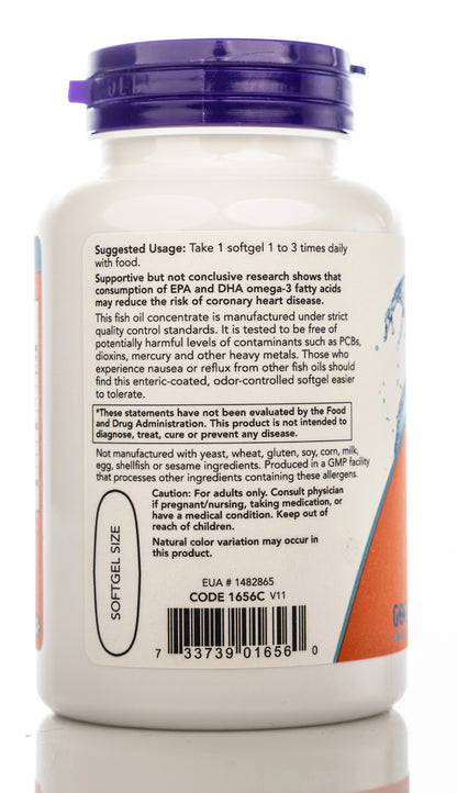 Now Omega-3 90 Softgels