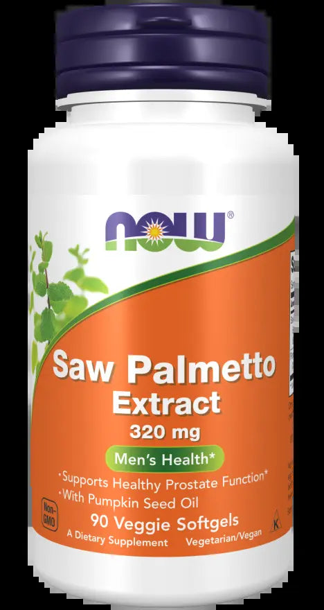 Now Saw Palmetto Extract 320mg 90 Veg Softgels