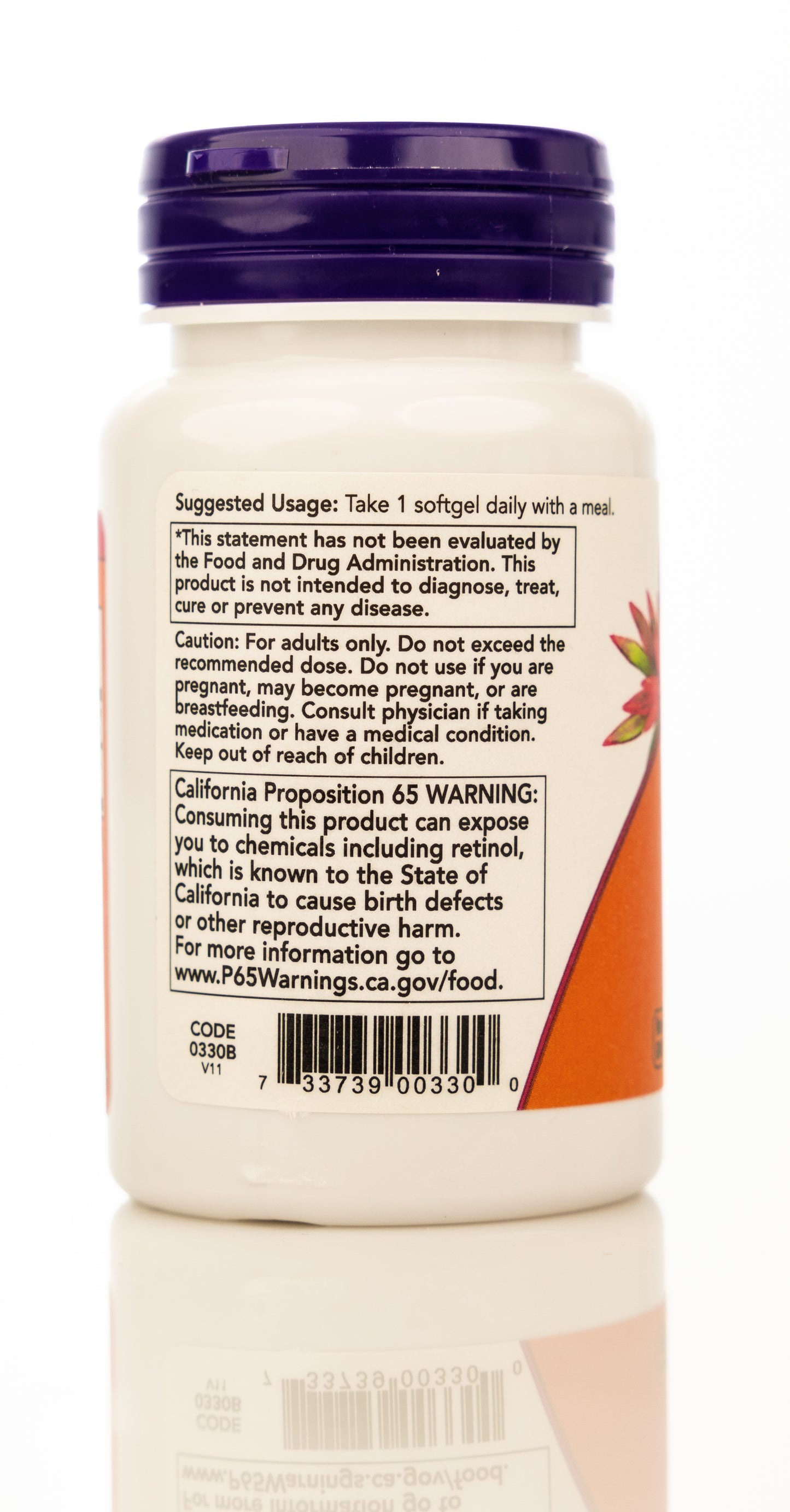 Now Vitamin A 10,000 IU 100 Softgels
