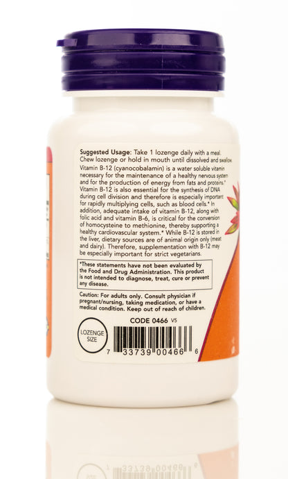 Now B-12 1000 mcg 100 Lozenges