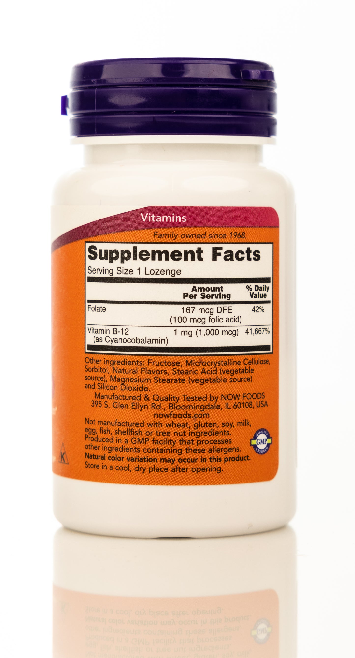 Now B-12 1000 mcg 100 Lozenges