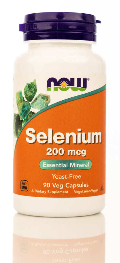 Now Selenium 200mcg 90 Veg Capsules