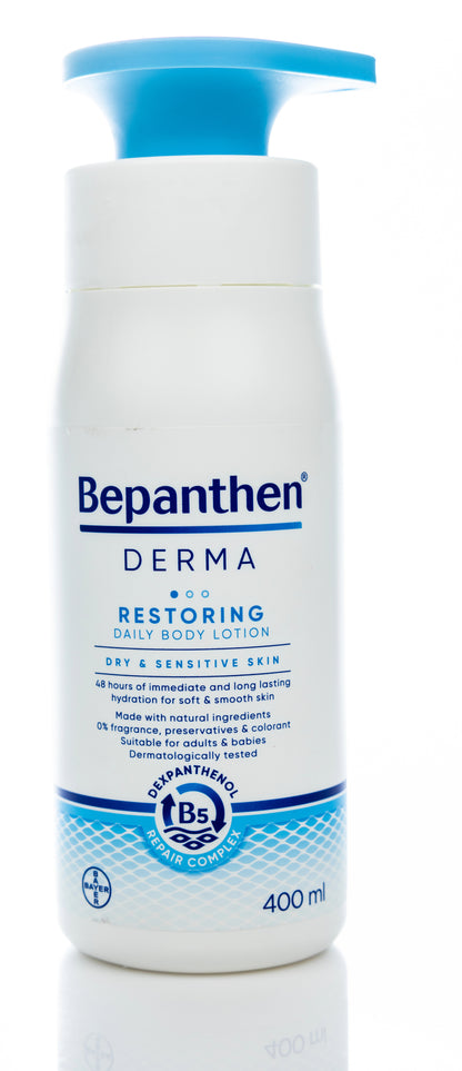 Bepanthen Derma Restoring Daily Body Lotion Dry & Senstive Skin 400 Ml