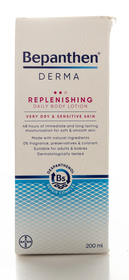 Bepanthen Derma Replenishing Daily Body Lotion Very Dry & Senstive Skin 200 Ml