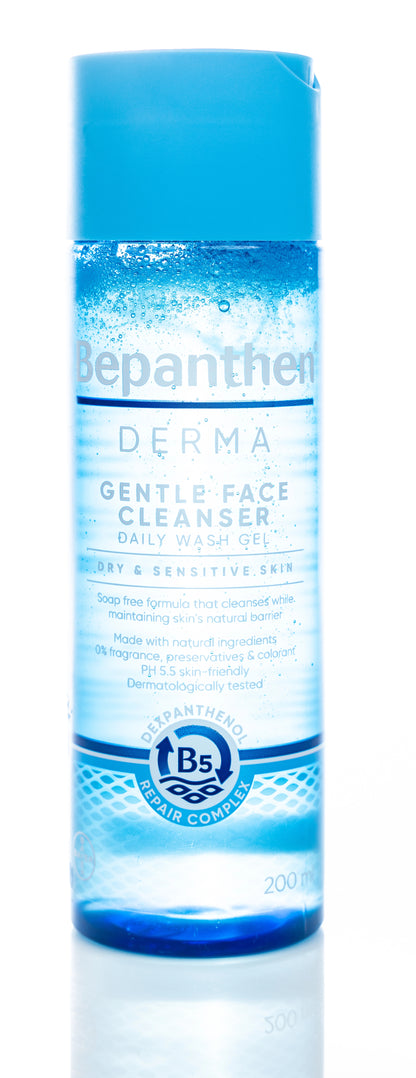 Bepanthen Derma Gentle Face Cleanser Gel Dry & Senstive Skin 200 Ml