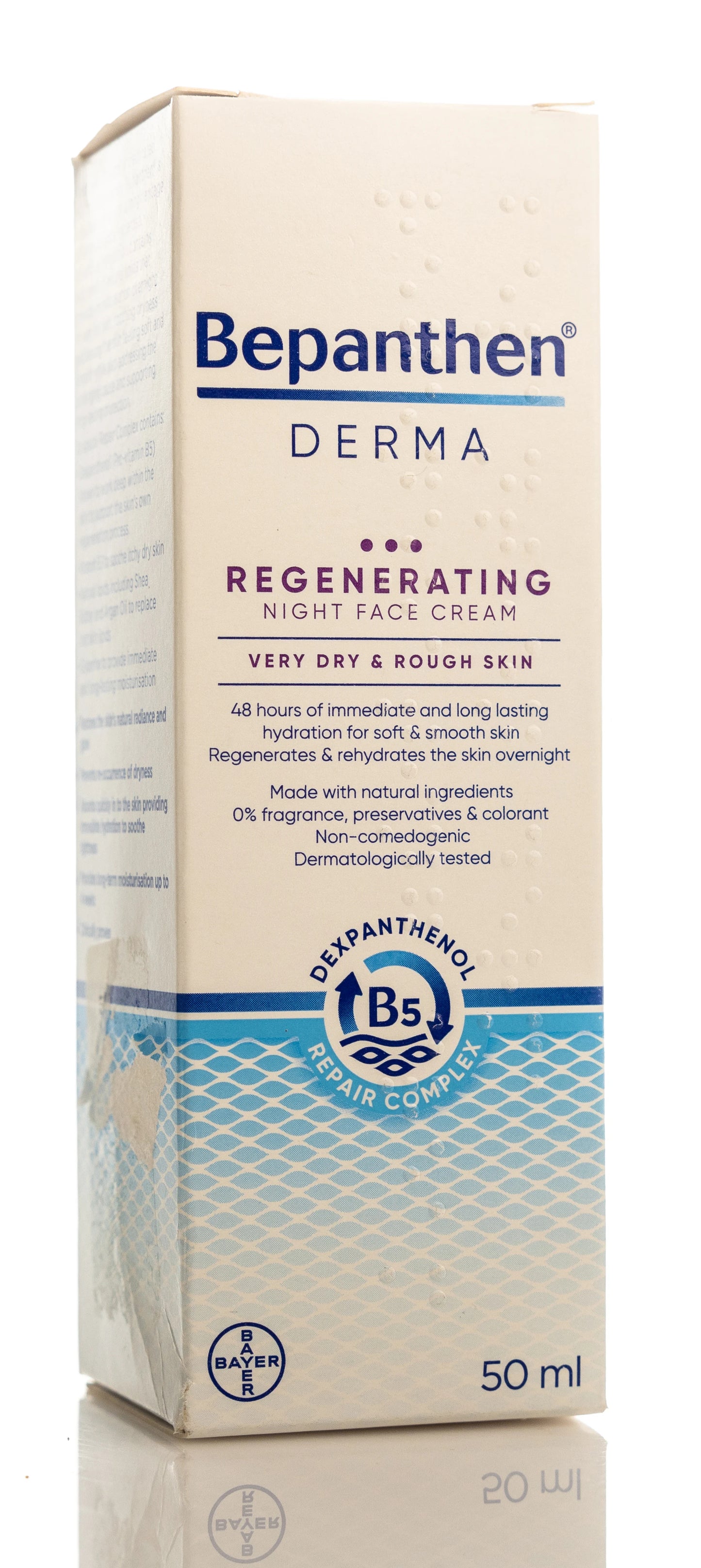 Bepanthen Derma Regenerating Night Face Cream Very Dry & Rough Skin 50 Ml