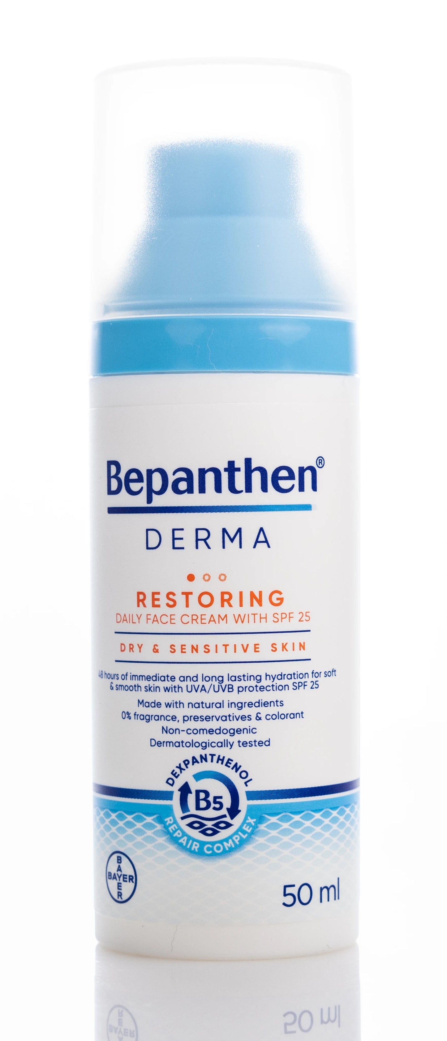 Bepanthen Derma Restoring SPF 25 Daily Face Cream Dry & Senstive Skin 50 Ml