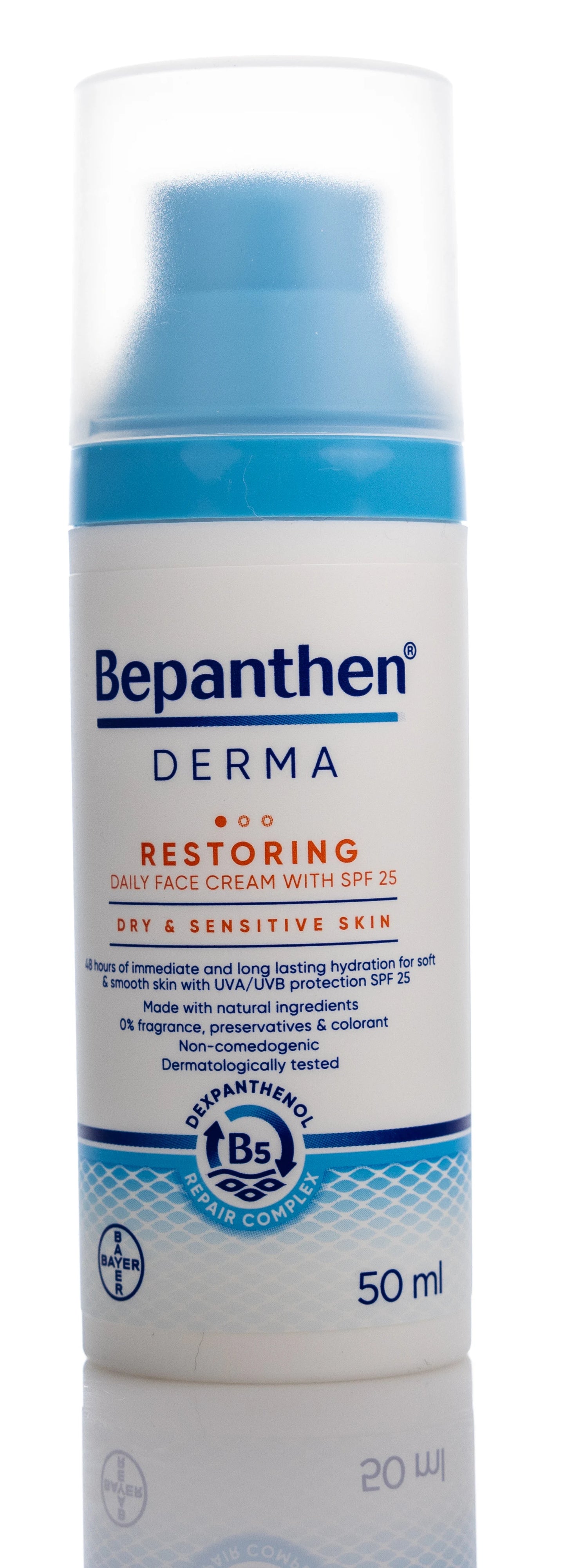 Bepanthen Derma Restoring SPF 25 Daily Face Cream Dry & Senstive Skin 50 Ml