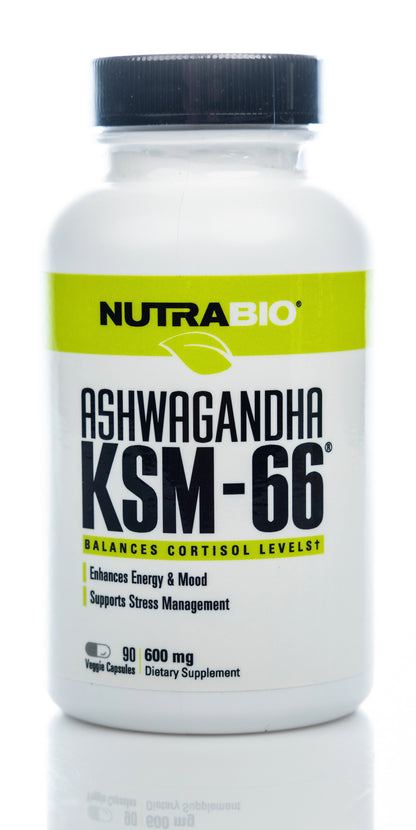 Nutrabio Ashwagandha KSM-66 90 Capsules