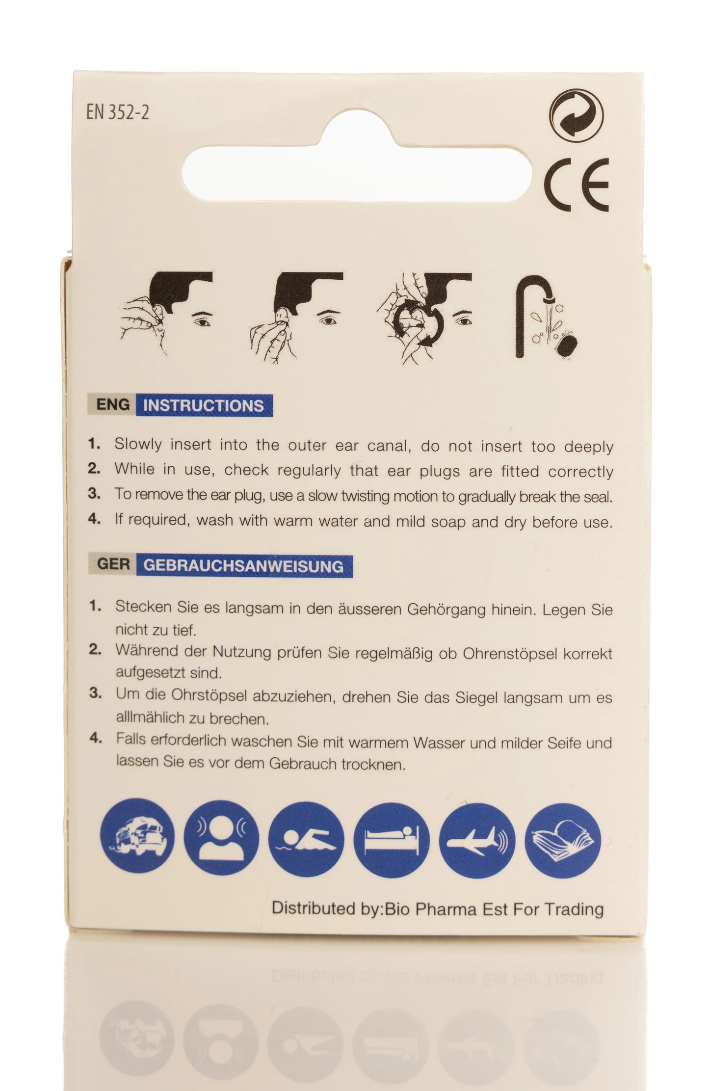 Be-Quiet Silicone Ear Plugs 3 Pairs