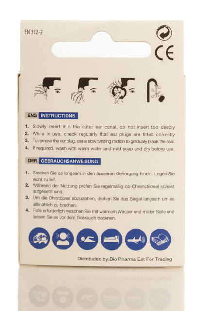 Be-Quiet Silicone Ear Plugs 3 Pairs