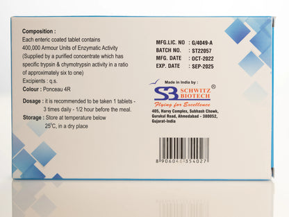 Zymotac 400Mg 10Tablets