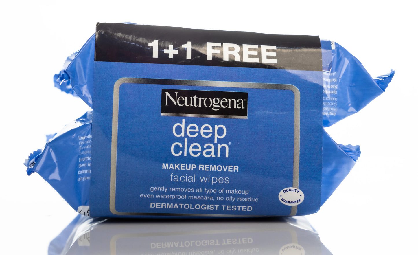 Neutrogena Deep Clean  Makeup Remover Wipes 1+1 offer