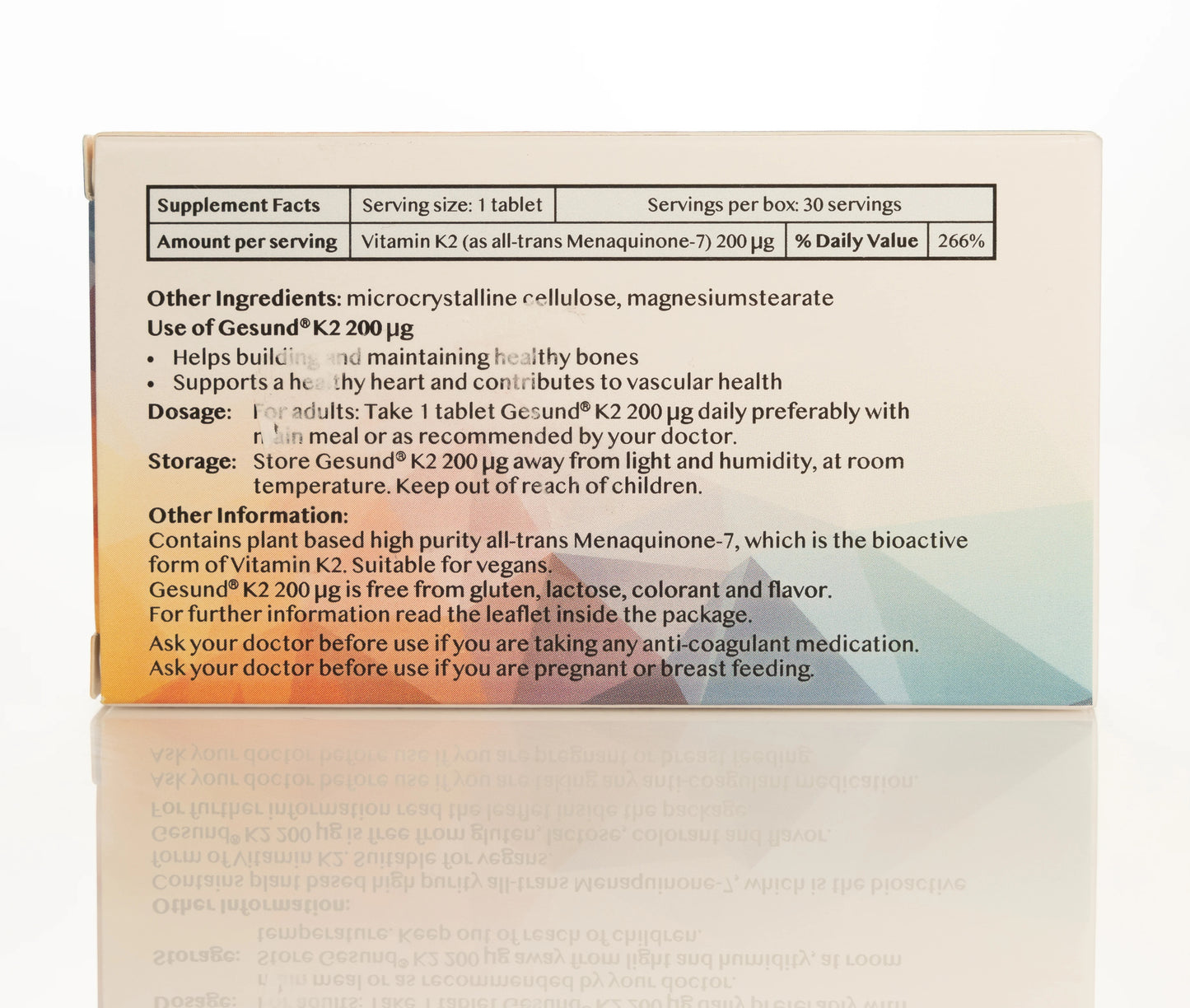 Gesund K2 200Mcg 30 Tablet
