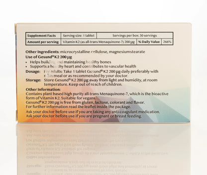 Gesund K2 200Mcg 30 Tablet
