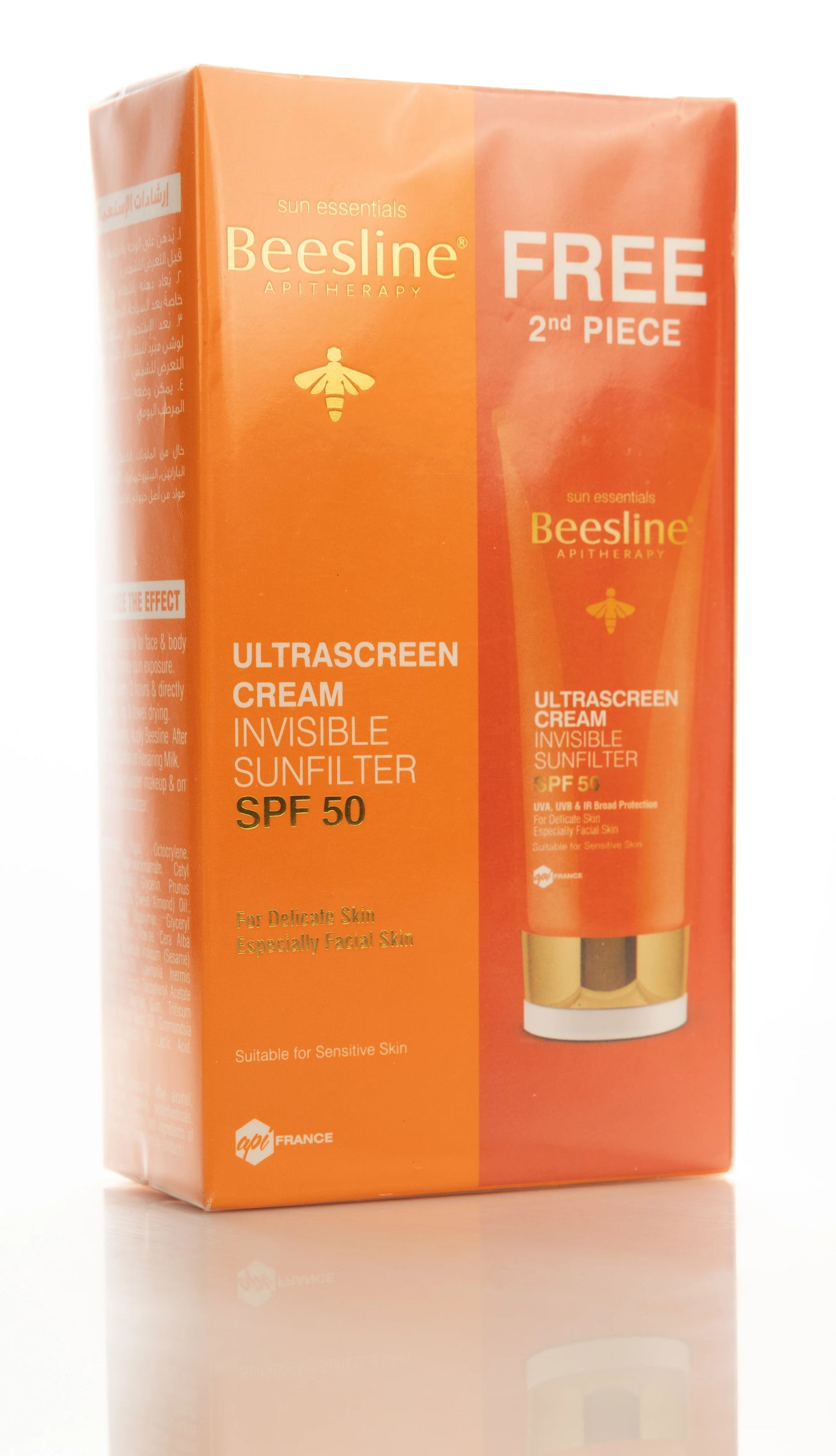 Beesline Ultrascreen SPF 50 Cream Invisible Sunfilter 60 Ml 1+1 Offer Pack