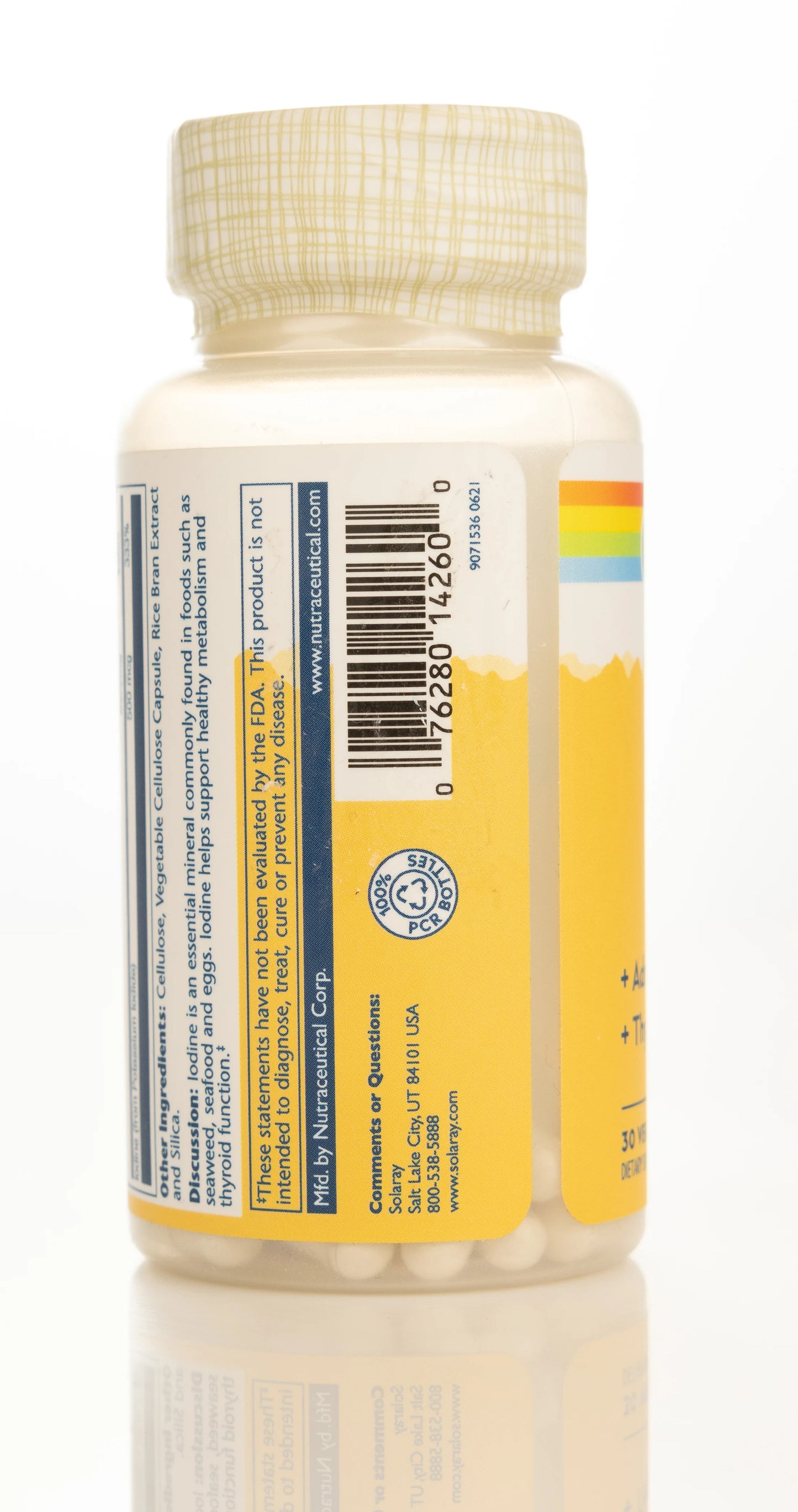 Solaray Iodine 500mcg 30 Capsules