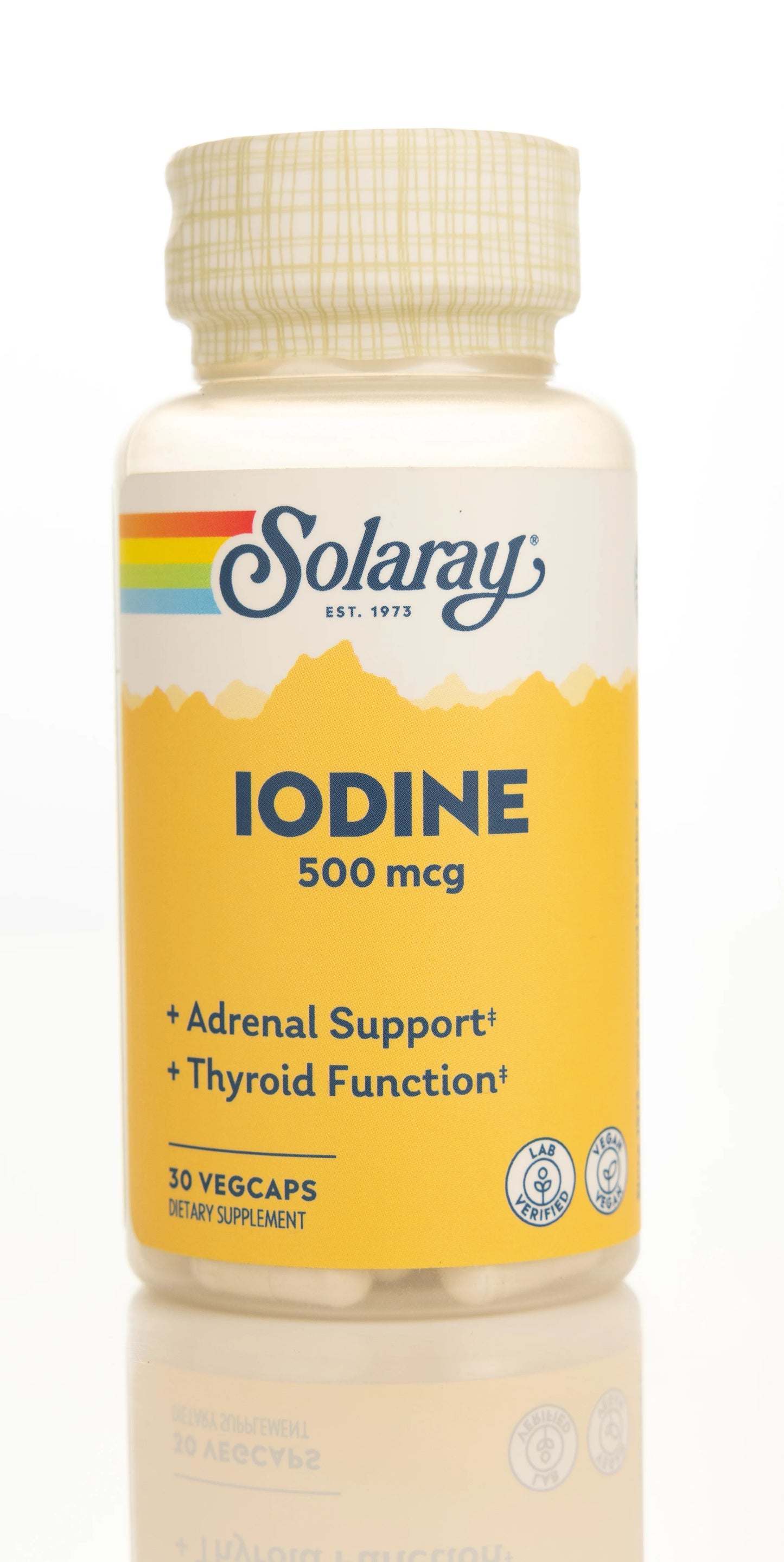 Solaray Iodine 500mcg 30 Capsules