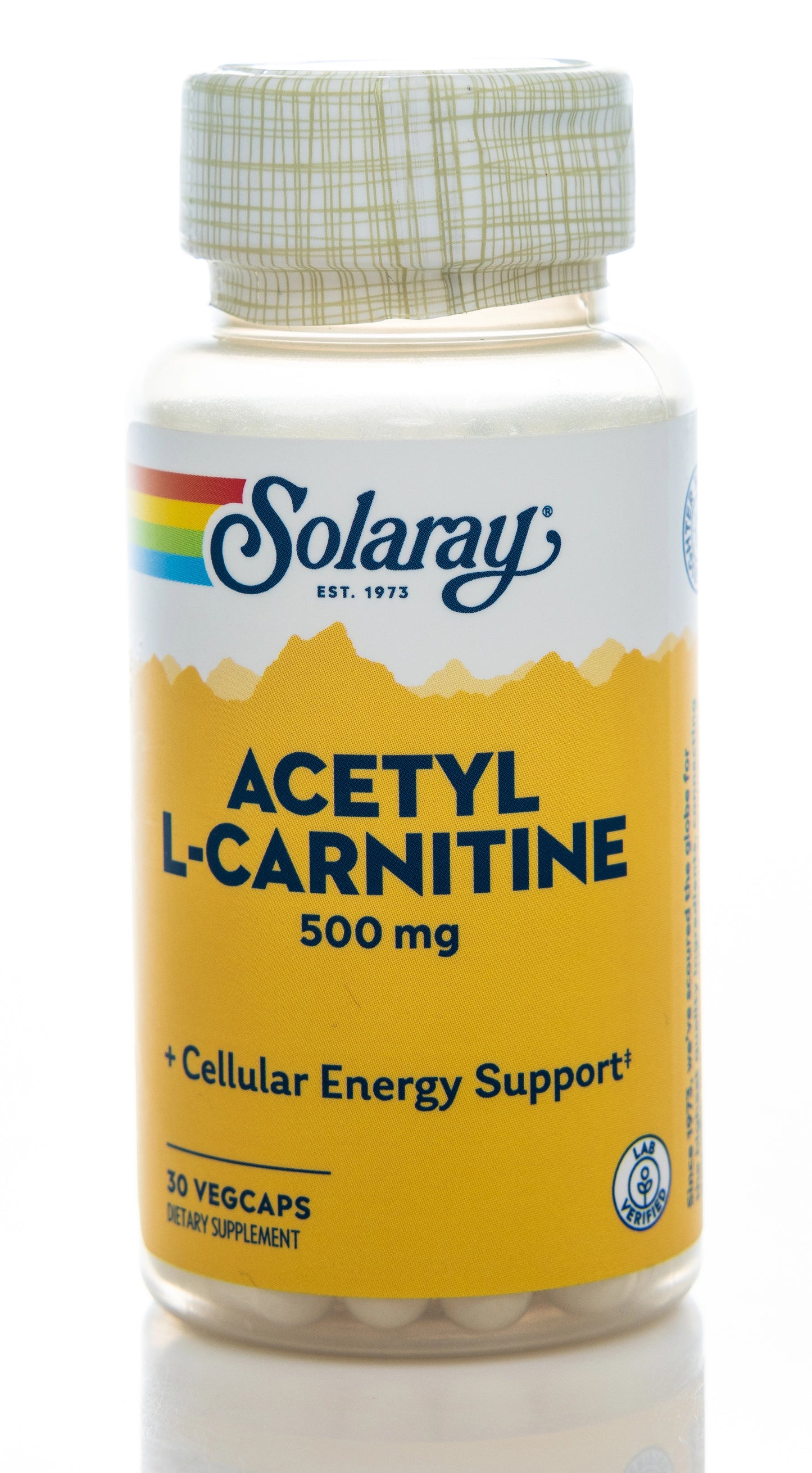 Solaray Acetyl L-Carnitine 500mg 30 Capsules