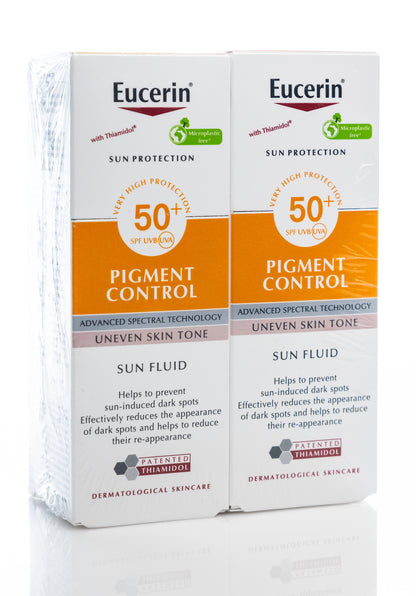 Eucerin Sun Pigment Control SPF 50+ Even Skin Tone Sun Gel-Cream 50 ml 1+1 Offer Pack