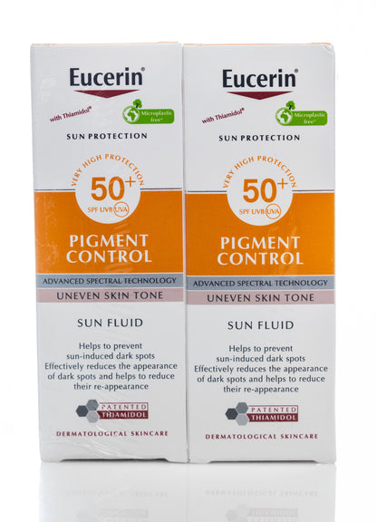 Eucerin Sun Pigment Control SPF 50+ Even Skin Tone Sun Gel-Cream 50 ml 1+1 Offer Pack
