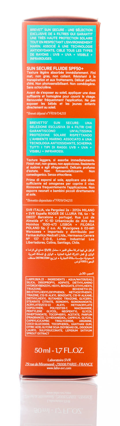 SVR Sun Secure Spf 50+ Fluid 50 ml