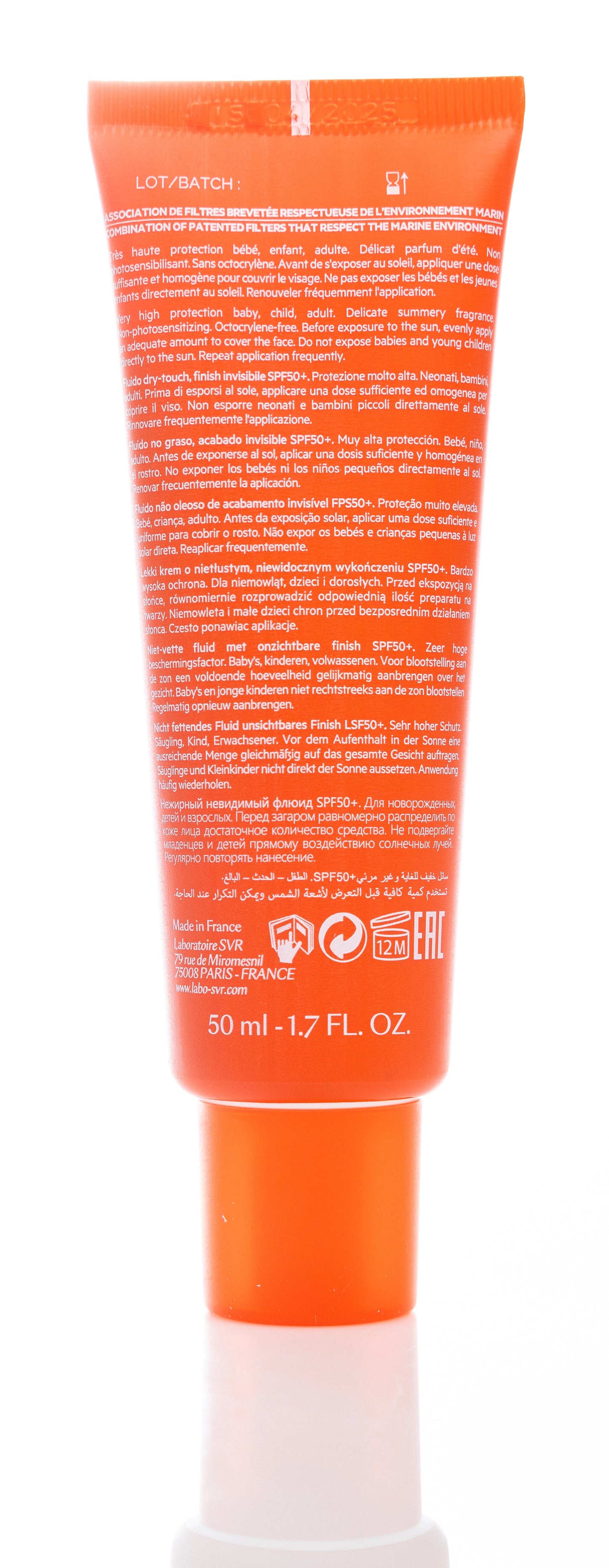 SVR Sun Secure Spf 50+ Fluid 50 ml