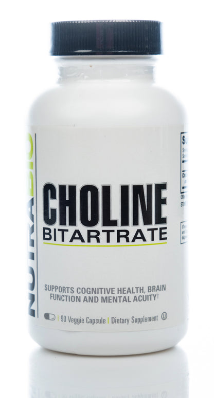 Nutrabio Choline Bitartrate 90 Capsules