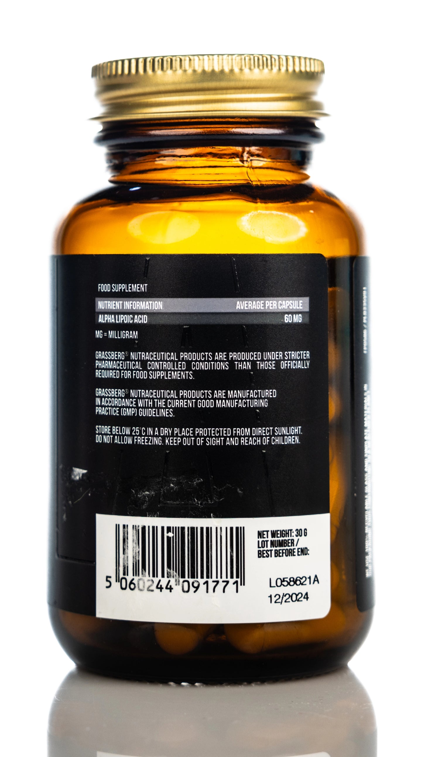 Grassberg Alpha Lipoic Acid 60mg 60 Capsule